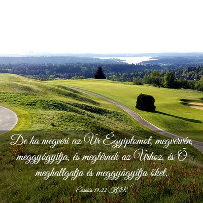 Picture 03 - Ézsaiás 19:22 KAR - De ha megveri az Úr Égyiptomot, megvervén, - Bible Verse Picture