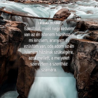Picture 04 - 1 Krónika 29:3 KAR - Ezenfölül, mivel nagy kedvem van az én Istenem - Bible Verse Picture