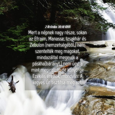 Picture 04 - 2 Krónika 30:18 KAR - Mert a népnek nagy része, sokan az Efraim, - Bible Verse Picture