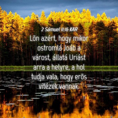 Picture 04 - 2 Sámuel 11:16 KAR - Lõn azért, hogy mikor ostromlá Joáb a - Bible Verse Picture