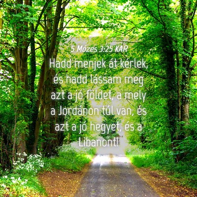 Picture 04 - 5 Mózes 3:25 KAR - Hadd menjek át kérlek, és hadd lássam meg azt - Bible Verse Picture