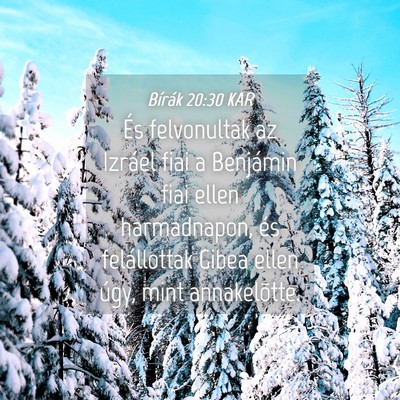 Picture 04 - Bírák 20:30 KAR - És felvonultak az Izráel fiai a Benjámin fiai - Bible Verse Picture