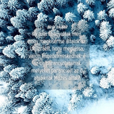 Picture 04 - Bírák 3:4 KAR - Kik azért hagyattak meg, hogy megkísértse - Bible Verse Picture