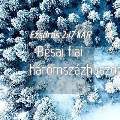 Picture 04 - Ezsdrás 2:17 KAR - Bésai fiai - Bible Verse Picture