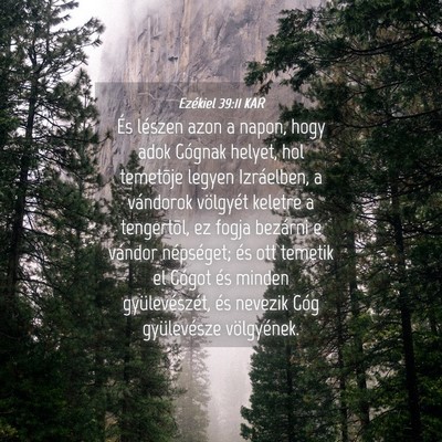 Picture 04 - Ezékiel 39:11 KAR - És lészen azon a napon, hogy adok Gógnak - Bible Verse Picture