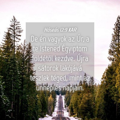 Picture 04 - Hóseás 12:9 KAR - De én vagyok az Úr, a te Istened Égyiptom - Bible Verse Picture
