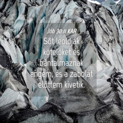 Picture 04 - Jób 30:11 KAR - Sõt leoldják kötelöket és bántalmaznak - Bible Verse Picture