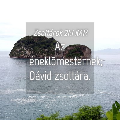 Picture 04 - Zsoltárok 21:1 KAR - Az éneklõmesternek; Dávid - Bible Verse Picture
