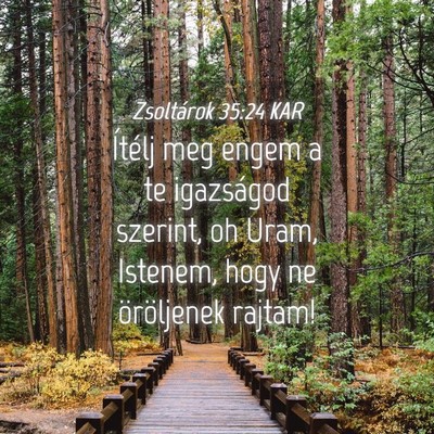 Picture 04 - Zsoltárok 35:24 KAR - Ítélj meg engem a te igazságod szerint, oh - Bible Verse Picture
