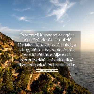 Picture 05 - 2 Mózes 18:21 KAR - És szemelj ki magad az egész nép közûl - Bible Verse Picture
