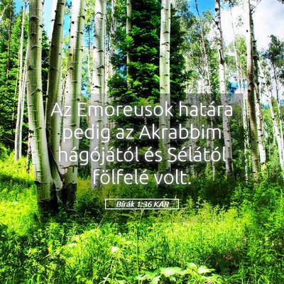 Picture 05 - Bírák 1:36 KAR - Az Emoreusok határa pedig az Akrabbim - Bible Verse Picture