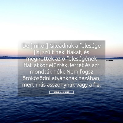 Picture 05 - Bírák 11:2 KAR - De [mikor] Gileádnak a felesége [is] szült - Bible Verse Picture
