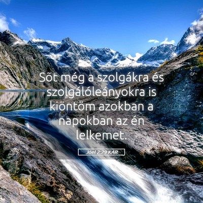 Picture 05 - Jóel 2:29 KAR - Sõt még a szolgákra és szolgálóleányokra - Bible Verse Picture