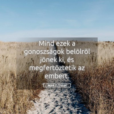 Picture 05 - Márk 7:23 KAR - Mind ezek a gonoszságok belõlrõl jõnek ki, - Bible Verse Picture