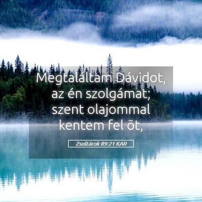 Picture 05 - Zsoltárok 89:21 KAR - Megtaláltam Dávidot, az én szolgámat; szent - Bible Verse Picture