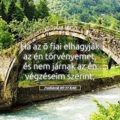 Picture 05 - Zsoltárok 89:31 KAR - Ha az õ fiai elhagyják az én törvényemet, - Bible Verse Picture