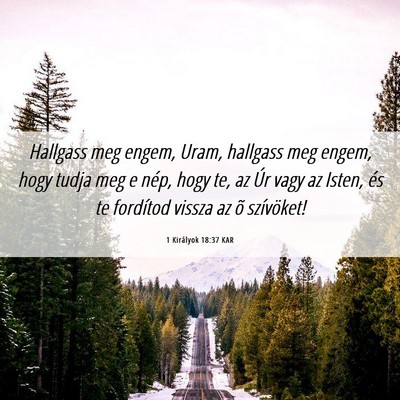Picture 06 - 1 Királyok 18:37 KAR - Hallgass meg engem, Uram, hallgass meg engem, - Bible Verse Picture