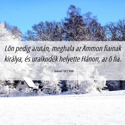 Picture 06 - 2 Sámuel 10:1 KAR - Lõn pedig azután, meghala az Ammon fiainak - Bible Verse Picture