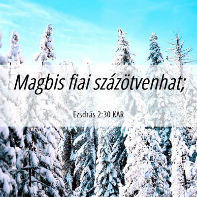 Picture 06 - Ezsdrás 2:30 KAR - Magbis fiai - Bible Verse Picture