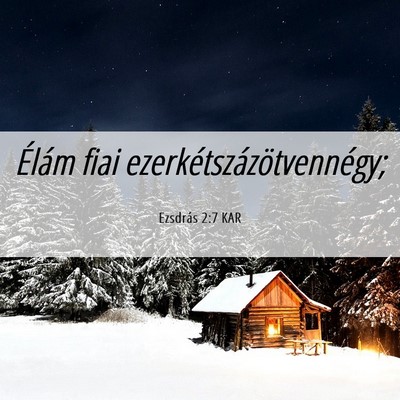 Picture 06 - Ezsdrás 2:7 KAR - Élám fiai - Bible Verse Picture