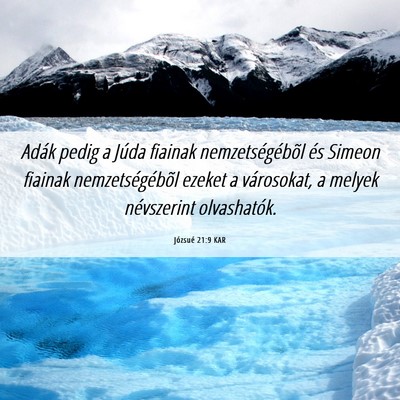 Picture 06 - Józsué 21:9 KAR - Adák pedig a Júda fiainak nemzetségébõl és - Bible Verse Picture