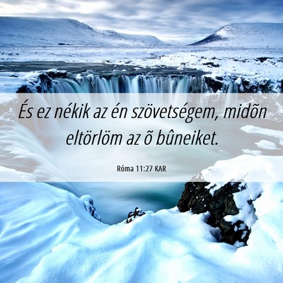 Picture 06 - Róma 11:27 KAR - És ez nékik az én szövetségem, midõn - Bible Verse Picture