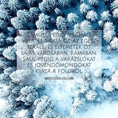 Picture 07 - 1 Sámuel 28:3 KAR - Sámuel pedig meghalt vala, és siratá õt az - Bible Verse Picture