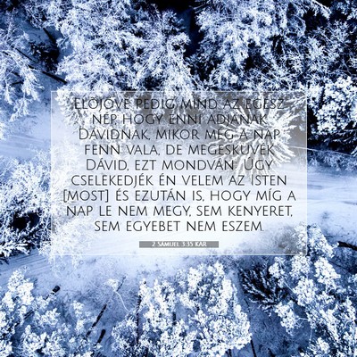 Picture 07 - 2 Sámuel 3:35 KAR - Elõjöve pedig mind az egész nép, hogy enni - Bible Verse Picture