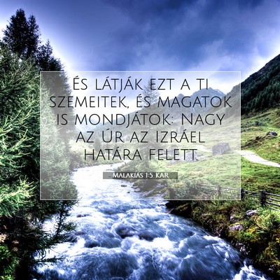 Picture 07 - Malakiás 1:5 KAR - És látják ezt a ti szemeitek, és magatok is - Bible Verse Picture