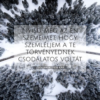Picture 07 - Zsoltárok 119:18 KAR - Nyisd meg az én szemeimet, hogy szemléljem a te - Bible Verse Picture