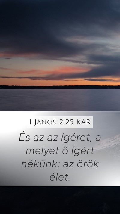 1 János 2:25 KAR Bible Verse Image