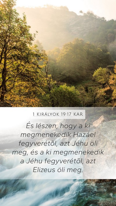 1 Királyok 19:17 KAR Bible Verse Image