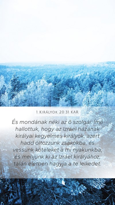 1 Királyok 20:31 KAR Bible Verse Image