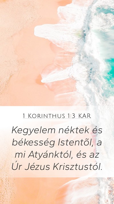 1 Korinthus 1:3 KAR Bible Verse Image