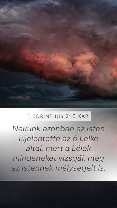 1 Korinthus 2:10 KAR Bible Verse Image