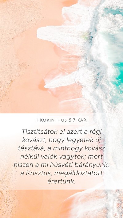 1 Korinthus 5:7 KAR Bible Verse Image