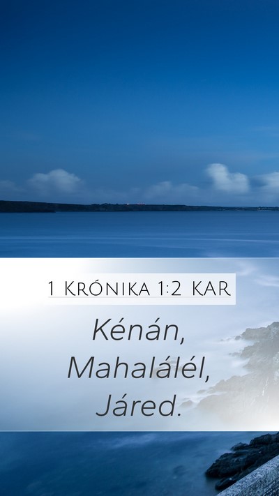 1 Krónika 1:2 KAR Bible Verse Image