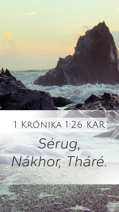 1 Krónika 1:26 KAR Bible Verse Image