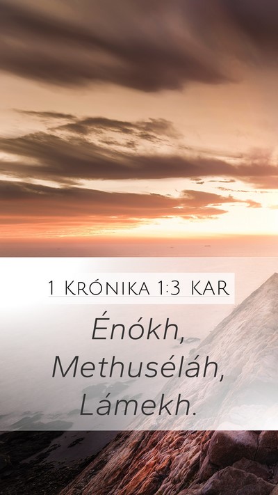 1 Krónika 1:3 KAR Bible Verse Image