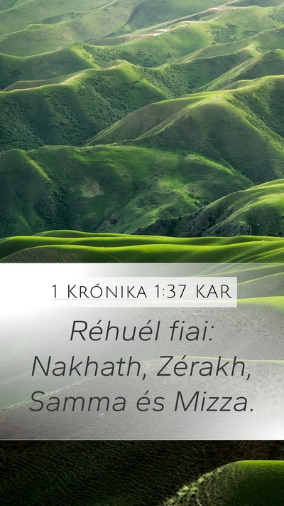 1 Krónika 1:37 KAR Bible Verse Image