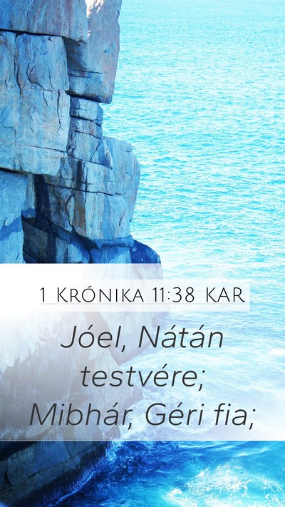 1 Krónika 11:38 KAR Bible Verse Image