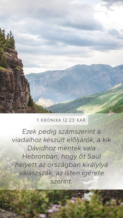 1 Krónika 12:23 KAR Bible Verse Image