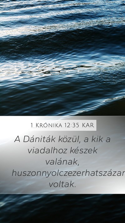 1 Krónika 12:35 KAR Bible Verse Image