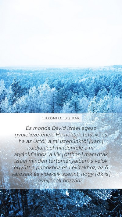 1 Krónika 13:2 KAR Bible Verse Image