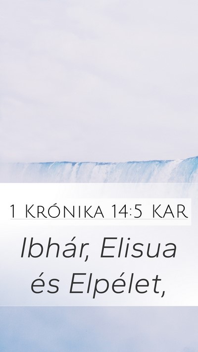 1 Krónika 14:5 KAR Bible Verse Image