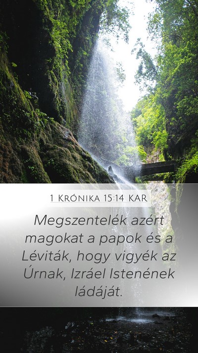 1 Krónika 15:14 KAR Bible Verse Image