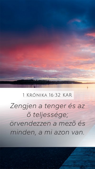 1 Krónika 16:32 KAR Bible Verse Image