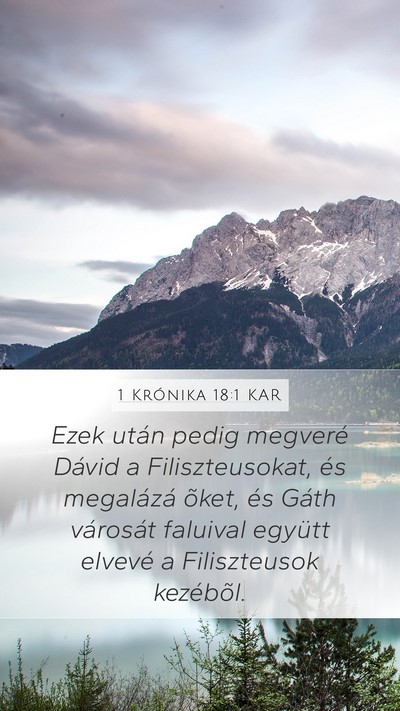 1 Krónika 18:1 KAR Bible Verse Image
