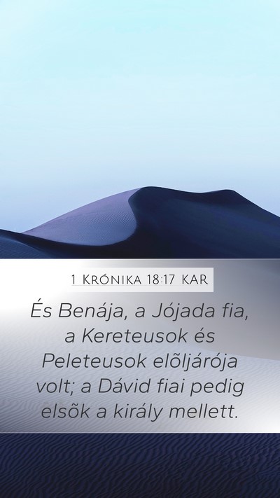 1 Krónika 18:17 KAR Bible Verse Image