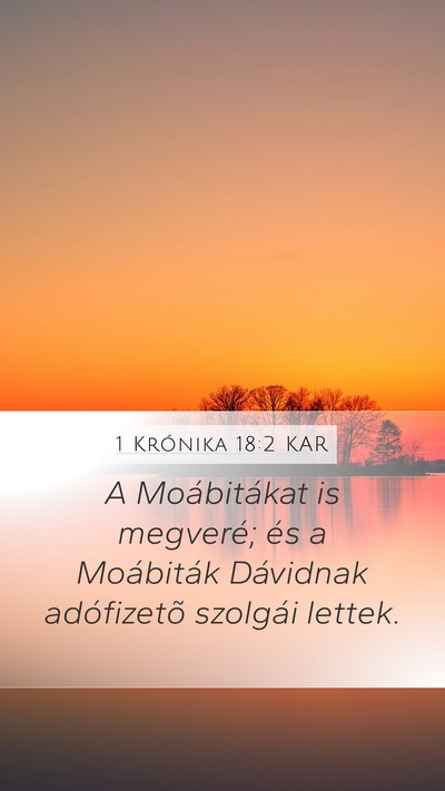 1 Krónika 18:2 KAR Bible Verse Image